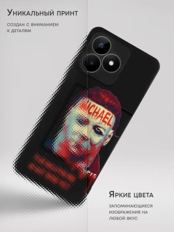 Чехол на Realme С51, Note 50 с принтом Майкл Майерс