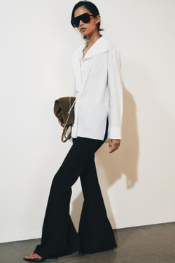 ZARA РУБАШКА ОВЕРСАЙЗ — ZW COLLECTION, БЕЛЫЙ