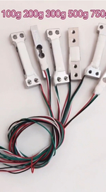 Тензодатчик YZC-133 1кг, 5кг, 10кг, 20кг +HX711 AD модуль датчик веса