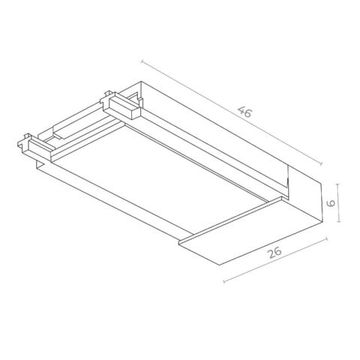 Ввод питания ST067.509.20 белый Skyflat ST-Luce