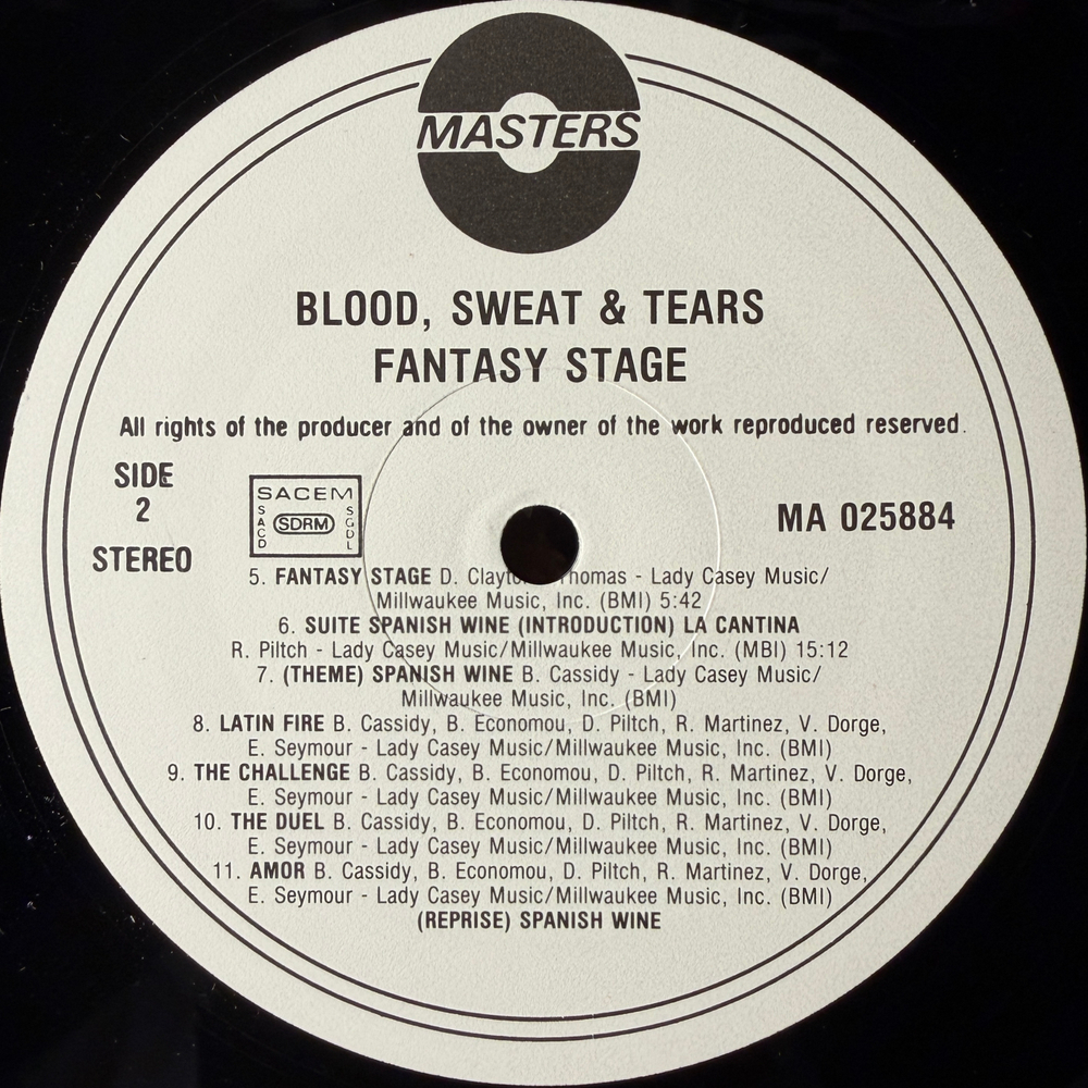 Blood, Sweat & Tears ‎– Midnight Concert (Франция)