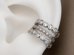 Кафф "Crystal Triple" со стразами