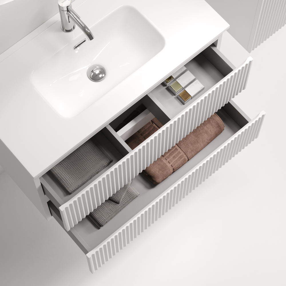Тумба подвесная Sancos Snob R 790х390х500, Bianco, SNR80/39W, арт. SNR80/39W