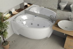 Акриловая ванна Aquatek (Акватек) Бетта 170x97 L, с каркасом и сливом-переливом