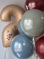 Воздушные шары на 2 годика для мальчика №8675