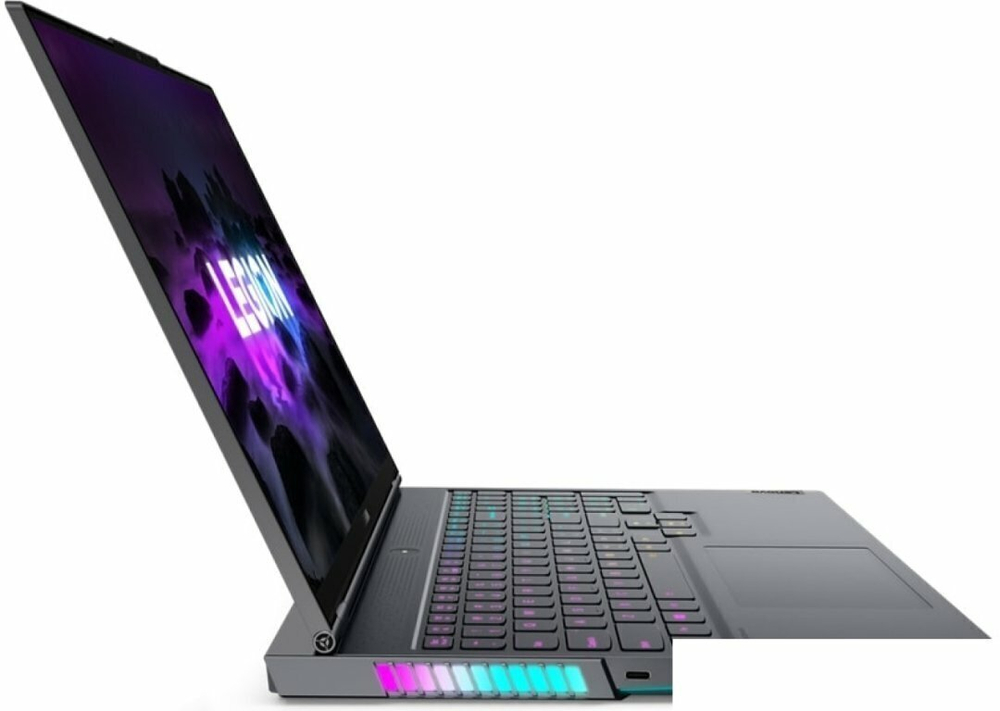 Ноутбук Lenovo Legion 7 16ACHg6 (82N6001LRK) 16"/AMD Ryzen 9 5900HX/RAM 32GB/SSD 1TB/NVIDIA RTX 3080 16GB/2560*1600/IPS/DOS/Подсветка кл-ры: RGB/черный. Состояние: B1
