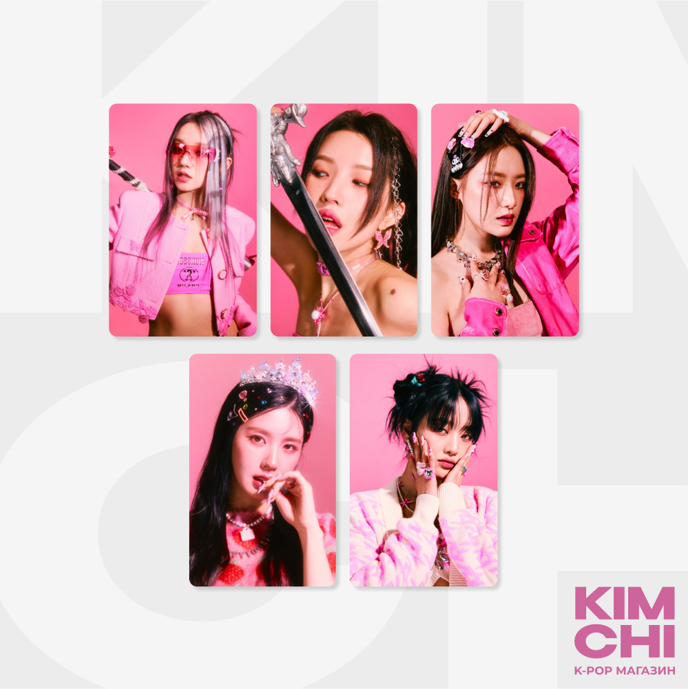 Набор фотокарточек - (G)I-DLE - I Feel Набор фотокарточек - (G)I-DLE - I Feel