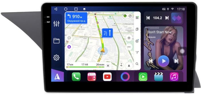 Магнитола для Mercedes-Benz GLK X204 2012-2015 NTG 4.5 - FarCar S500-TS10 монитор 9.5" QLED на Android 14, Быстрая, CarPlay, 4G SIM-слот