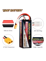 Аккумулятор Li-Po 14.8V 5200mAh для радиоуправляемой машинки