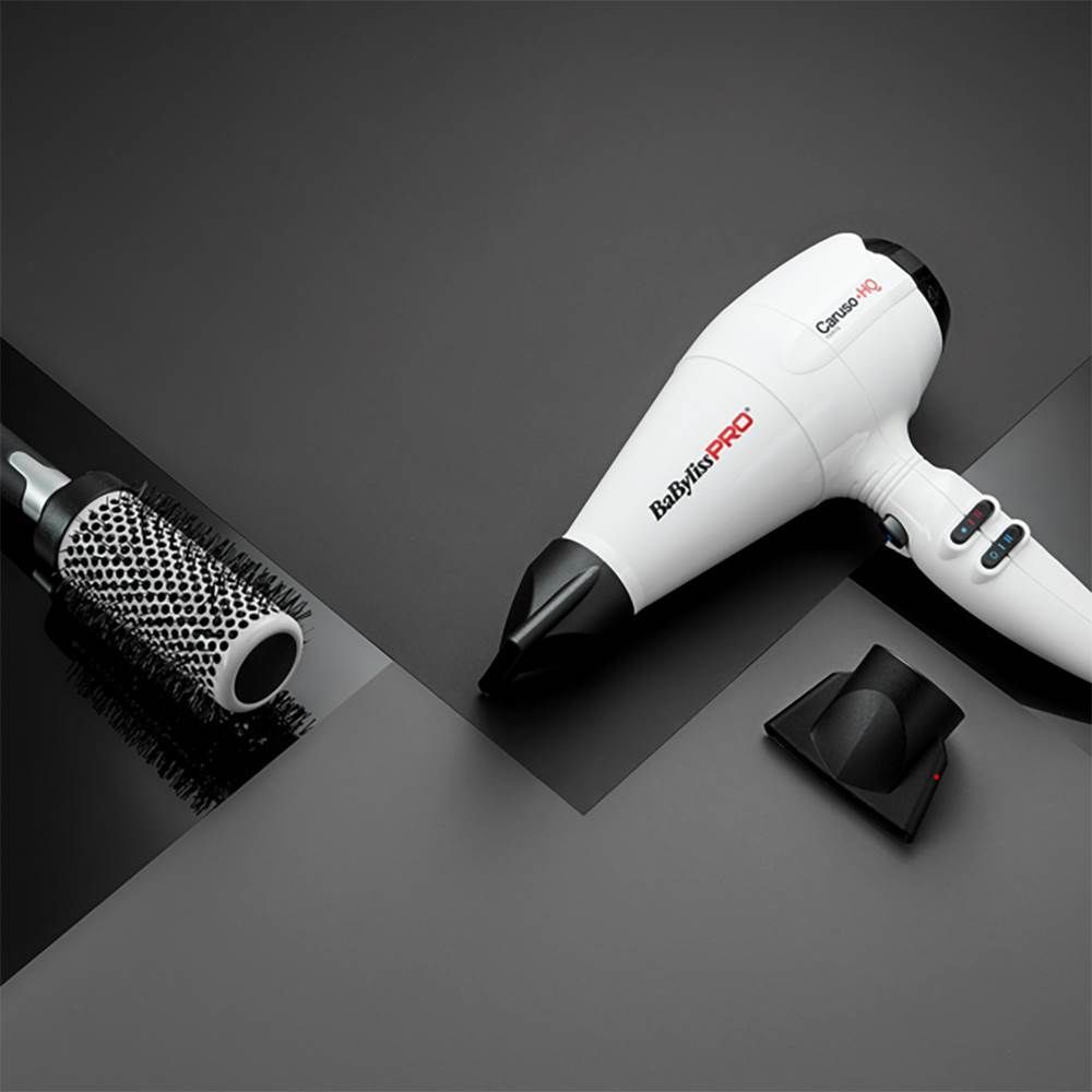 Профессиональный фен BaByliss PRO Caruso-HQ Ionic BAB6970WIE White - 3