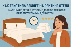 Как текстиль влияет на рейтинг отеля: маленькие детали, которые делают ваш отель привлекательным для гостей