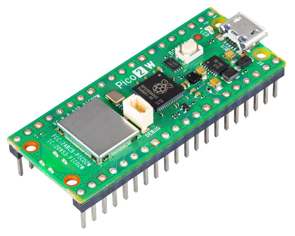 Raspberry Pi Pico 2 W (с ногами)