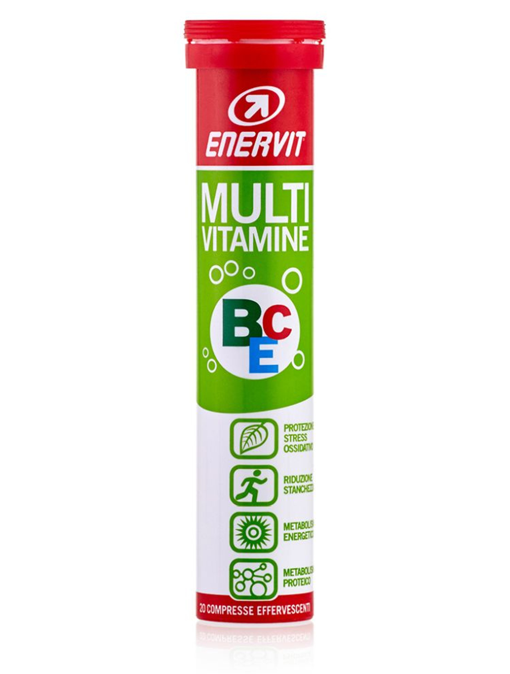Шипучие таблетки Enervit Multivitamin BCE - lemon