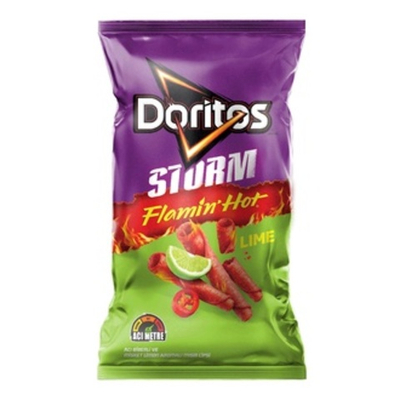 Doritos Storm Flamin Hot, супер-упаковка, 125 г ( 4 4 штуки ) - Doritos