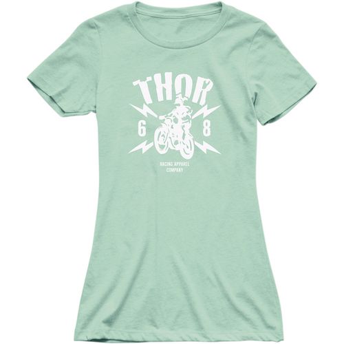 Купить Мотоодежда Футболка Thor Lightning Tee / Женская / Голубой