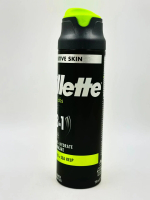 Гель для бритья Gillette Labs Rapid Foaming Shave Gel, с растительными экстрактами и витаминами, 198 мл (США)