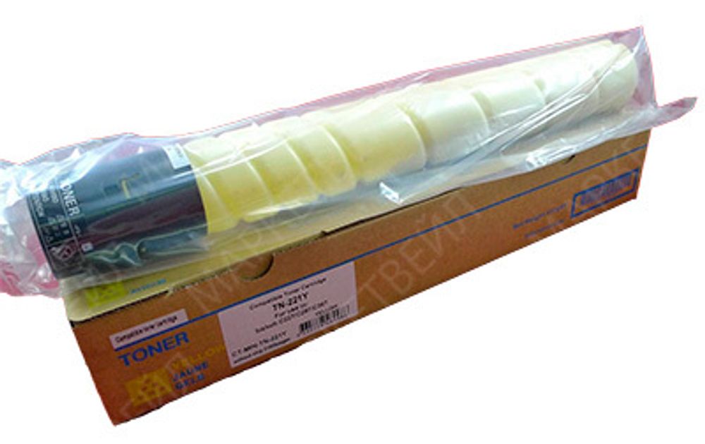 Тонер-картридж ELP, аналог Konica-Minolta TN-221Y для bizhub C227/C287 yellow 21K