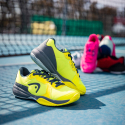 детские Кроссовки теннисные Head Sprint 3.5 Junior - yellow/grey