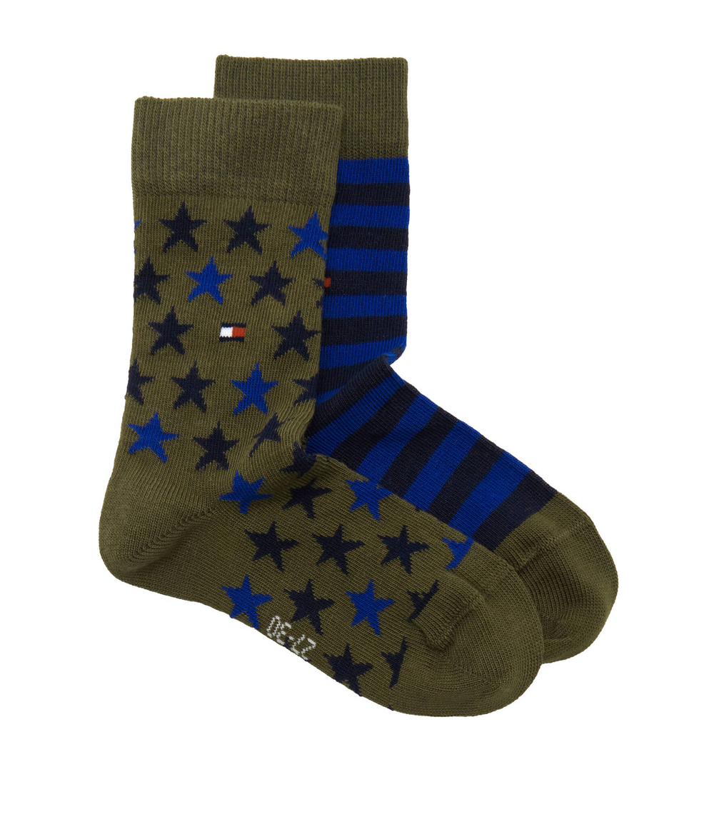 Носки 2 пары Tommy Hilfiger - хаки(100000816)