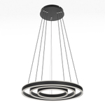 Citilux Дуэт CL719651 LED Люстра подвесная с пультом Чёрная