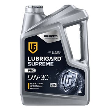 SUPREME PRO SAE 5W-30 GTL LUBRIGARD масло
