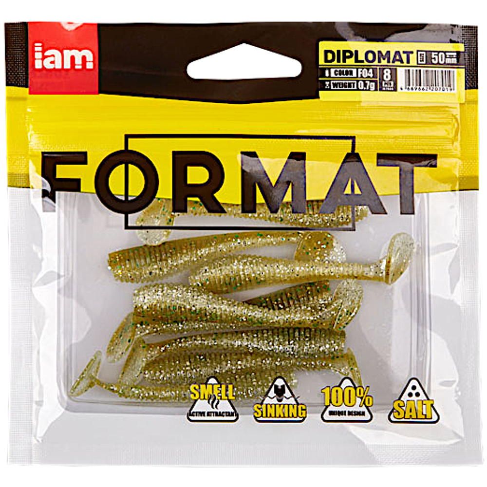 Мягкая приманка IAM Format Diplomat 074мм 2.2г(3.0г) -