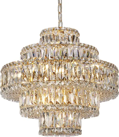 Подвесная люстра 8450 8459+6/C gold Newport