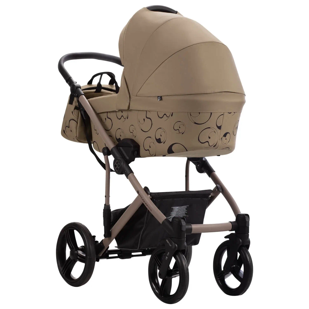 Коляска 2в1 Bebetto MAGNUM LIGHT SE light se 06 (т.бежевый) бежевая рама