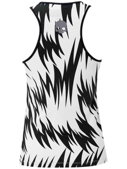 Женский топ теннисный Hydrogen Scratch Tank Top - white