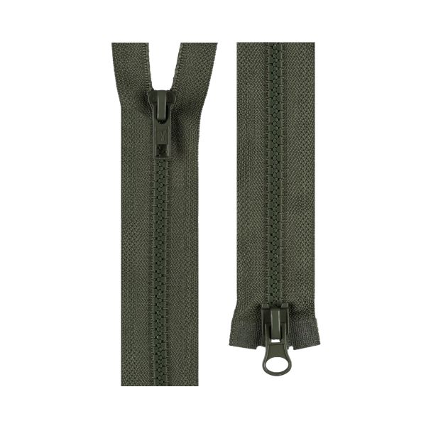 Молния трактор Т5 (5 мм) 2 зам., разъем., 90 см, 315 хаки, G3052 Gamma, 10 шт