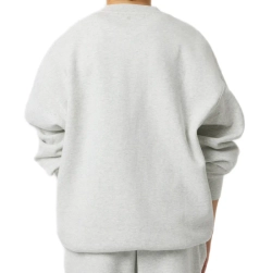 Кофта для мальчика теннисная Björn Borg Oversized - ultra light grey melange