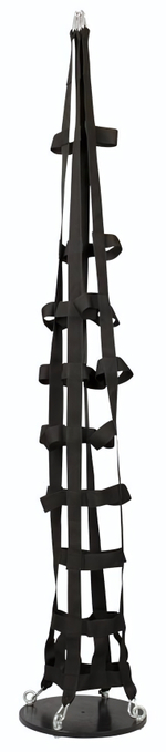 Подвесная клетка из ремешков Hanging strap cage (Цвет: черный)