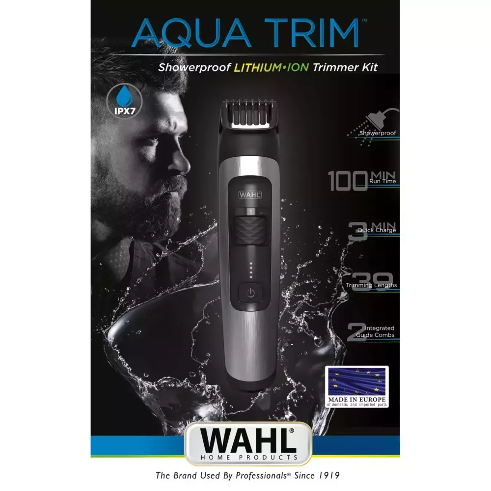 Триммер для бороды и усов Wahl Aqua Trim (1065.0460) - 9