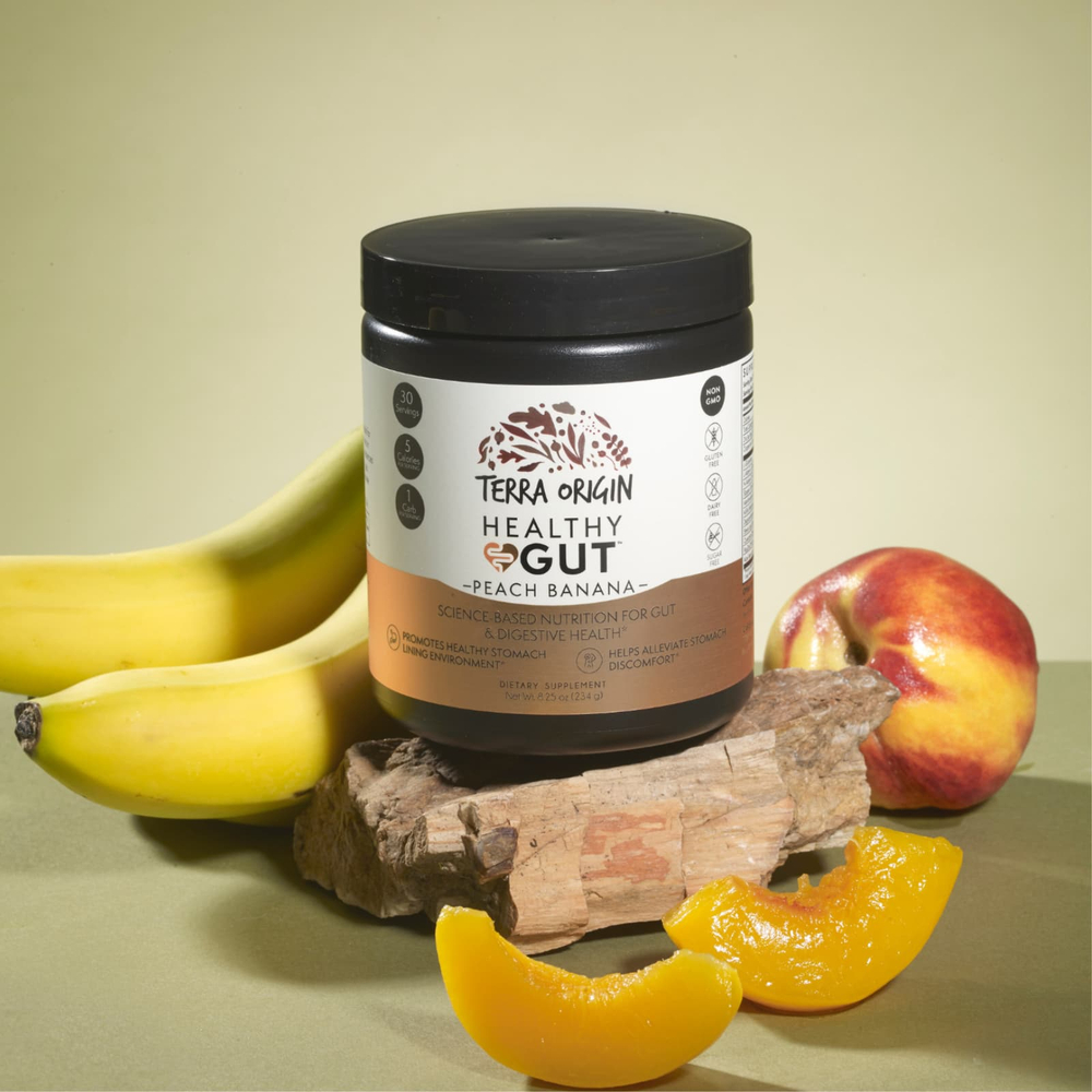 Terra Origin, Healthy Gut™, персик и банан, 234 г (8,25 унции)