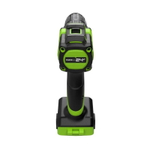 Дрель-шуруповерт акк. Greenworks DD345, 24V, б/щет, 27/45 Нм, 13мм, 1х2Ач, ЗУ, кор (3708307CUA)