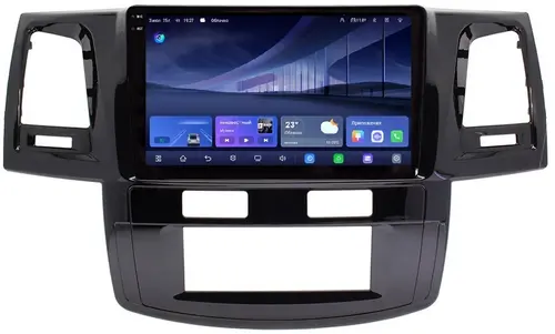 Магнитола для Toyota HiLux 2011-2015 - Kuberg QLed+2K, Android 14, TS105, Быстрейшая, CarPlay, SIM-слот