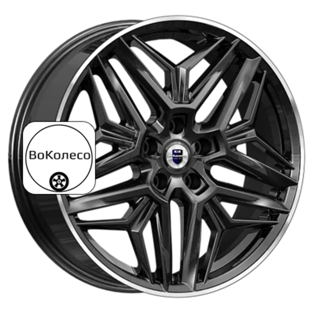 7x19/5x108 ET36 D65,1 Колумб (КС1038) Алмаз черный K&K
