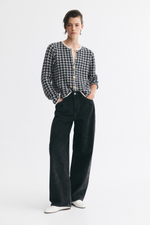 Жаккардовый трикотажный кардиган - H&M