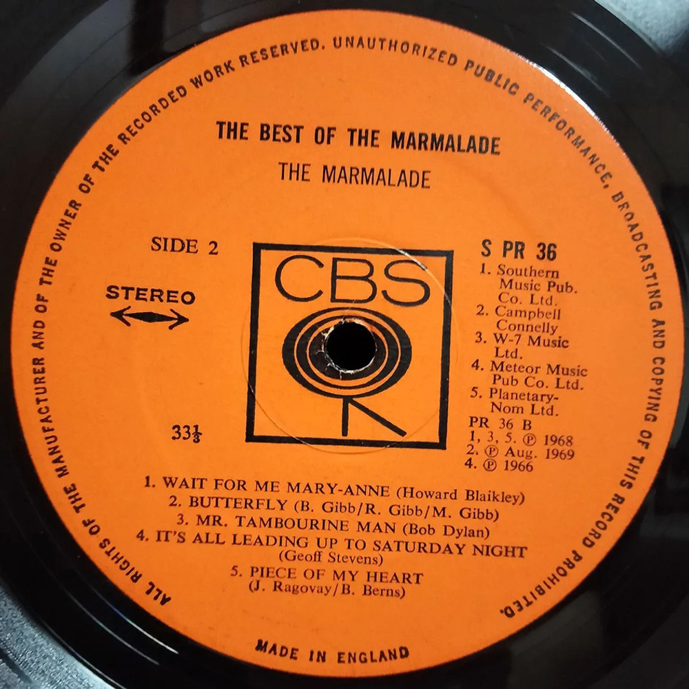 The Marmalade / The Best Of The Marmalade (LP)