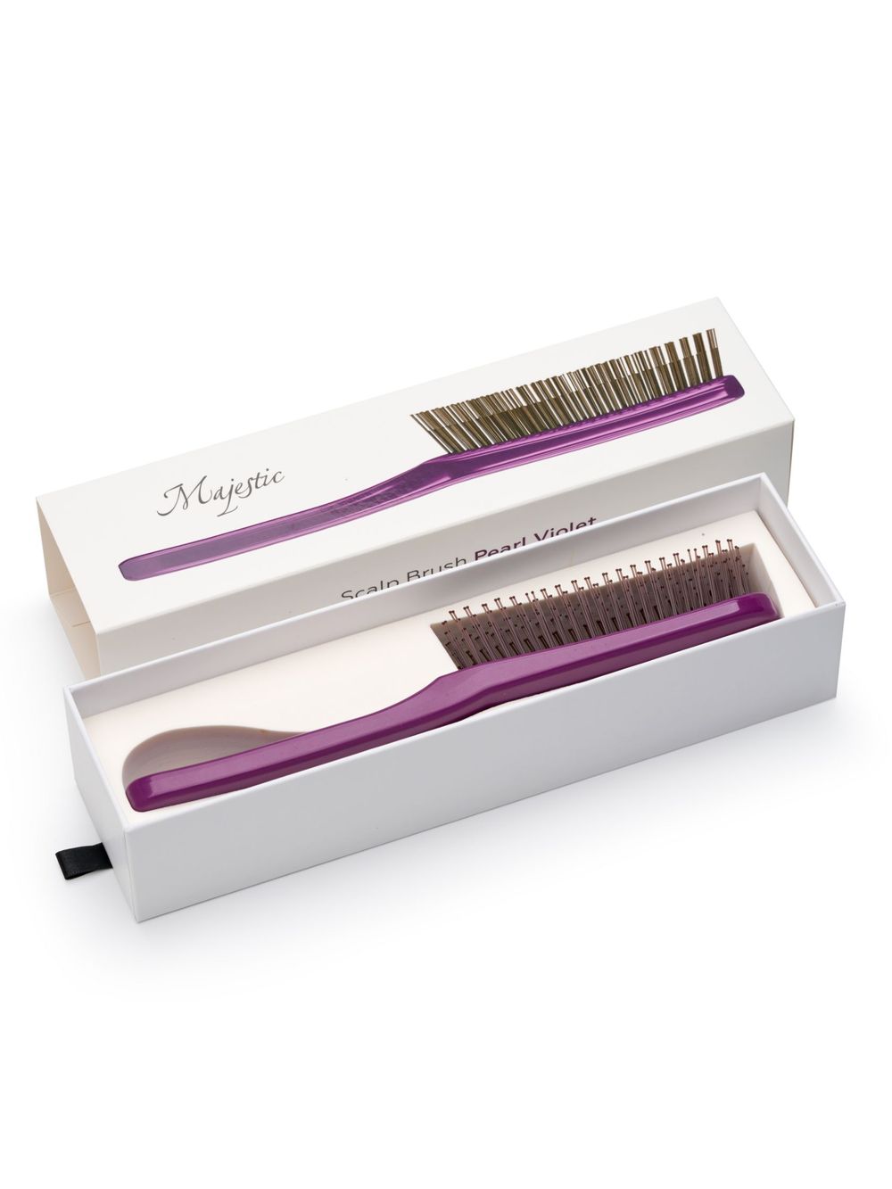 Расческа Majestic Scalp Brush фиолетовый жемчуг