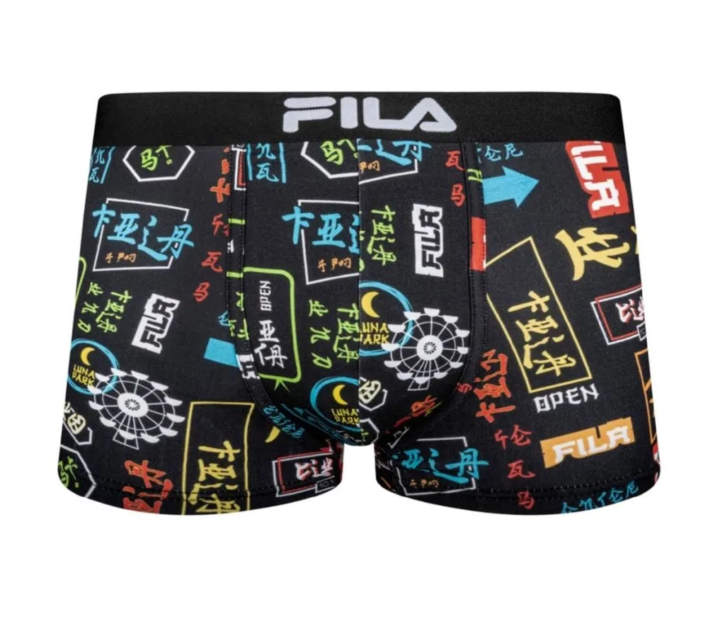 Боксерки теннисные Fila Boxer Elastic Logo 1P - black