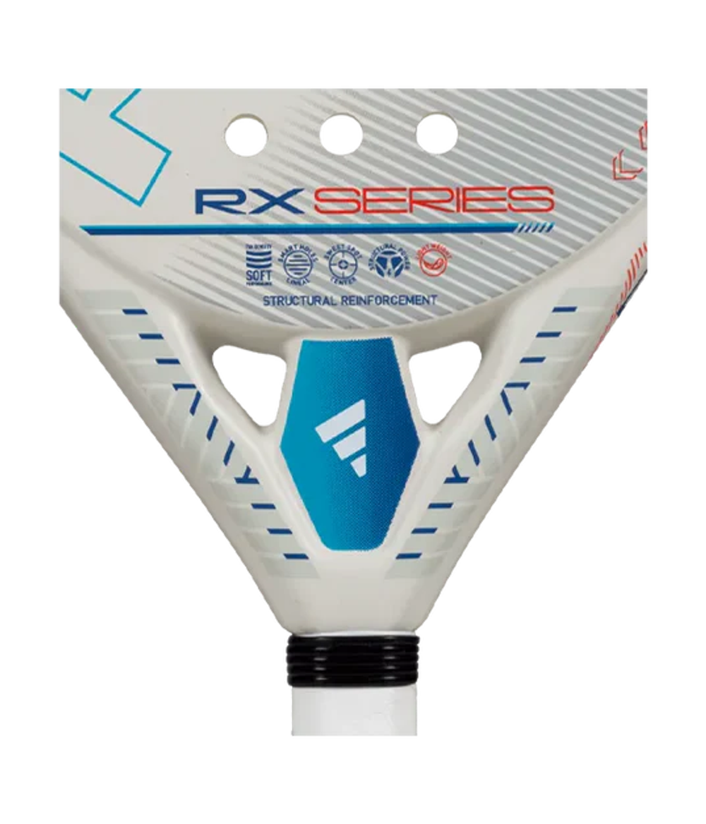 Ракетка для падел Adidas RX Series Light 3.4 бело-голубая 2025