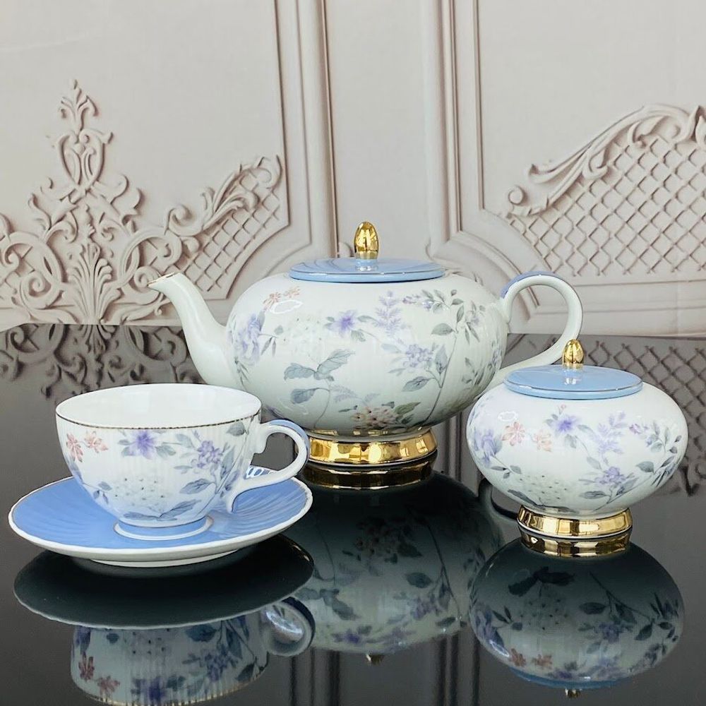 Lenardi 133-317 Чайный сервиз 16пр. 250 мл ГРАЦИЯ в под.уп.(х3)Фарфор
