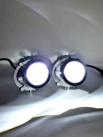 WD-067 / ПТФ Линза KIA / Hyundai 40W 1 Режим белый свет / Противотуманные фары автомобильные светодиодные / туманки LED ПТФ на КИА / Хендайб, LZ (2 шт. / комплект)