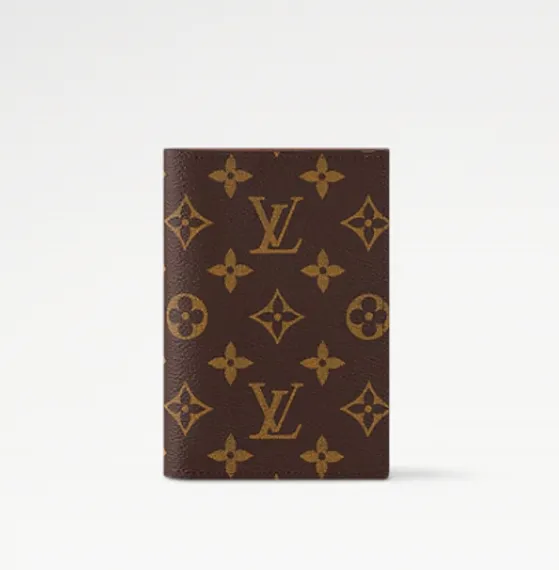 Обложка для паспорта Louis Vuitton Monogram коричневый