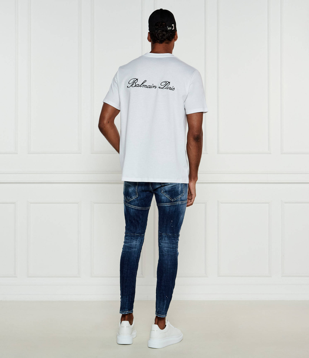 Футболка Balmain - белый(DH1EG010 BC68)
