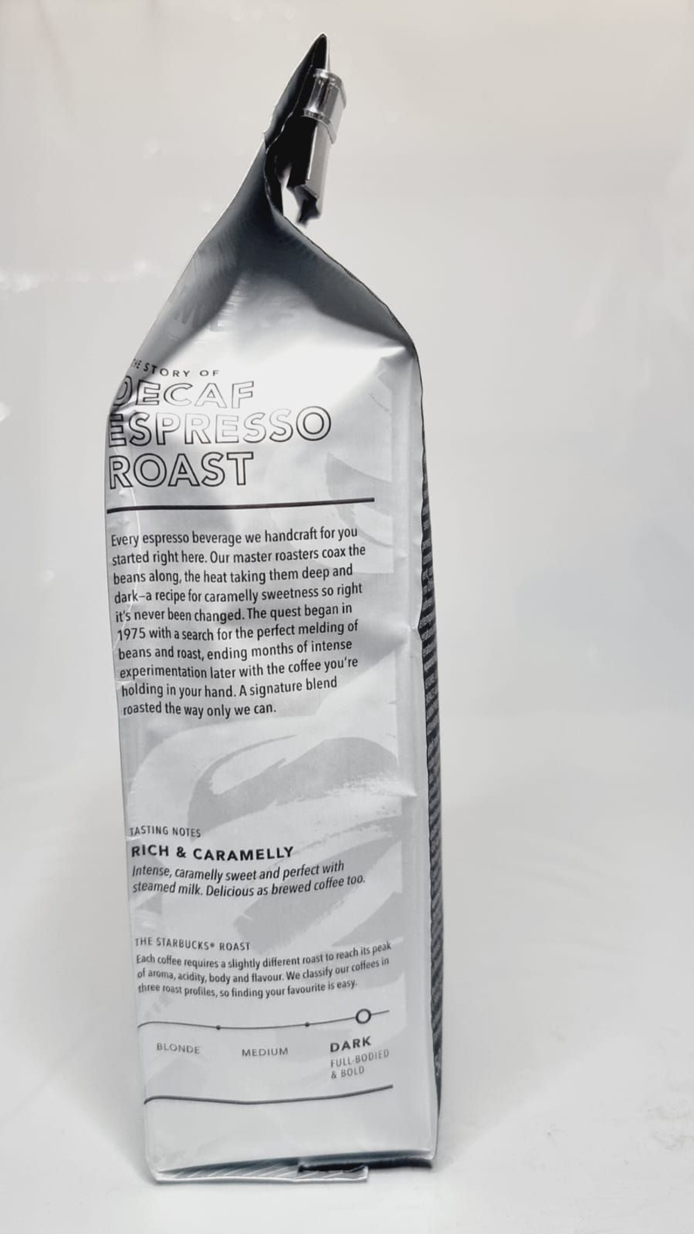 Starbucks DECAF Espresso кофе в зернах темная обжарка без кофеина 250 г
