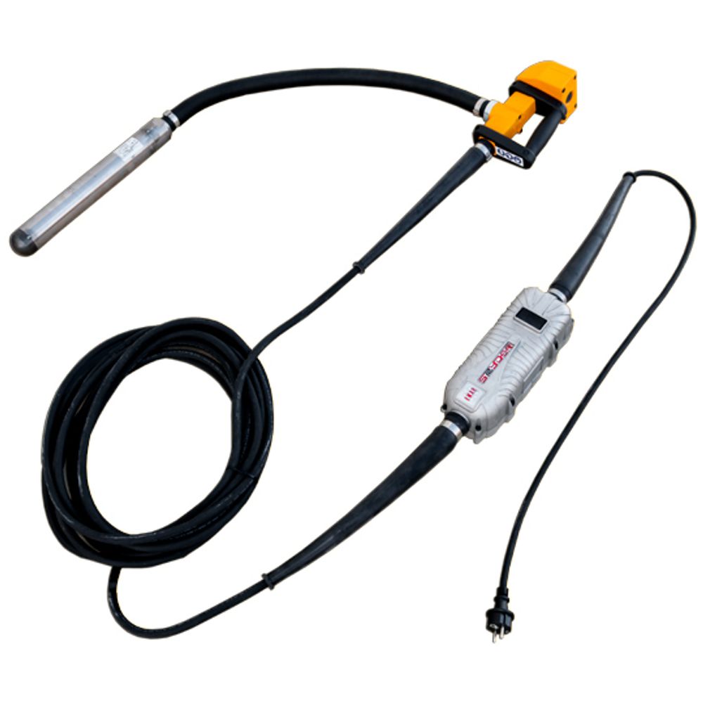 Глубинный вибратор Enar SPYDER PRO 38 GUN высокочастотный - [220V / 38 мм / длина 0.8 м]