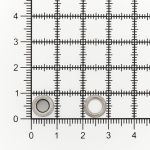 Люверсы металл ⌀4.4 мм (внутр.), h=5.42 мм, внешн. ⌀8.5 мм, №2, сталь, чер.никель, 100 шт, New Star