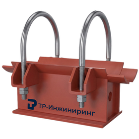 Опоры неподвижные двуххомутовые ОСТ 108.275.26-80